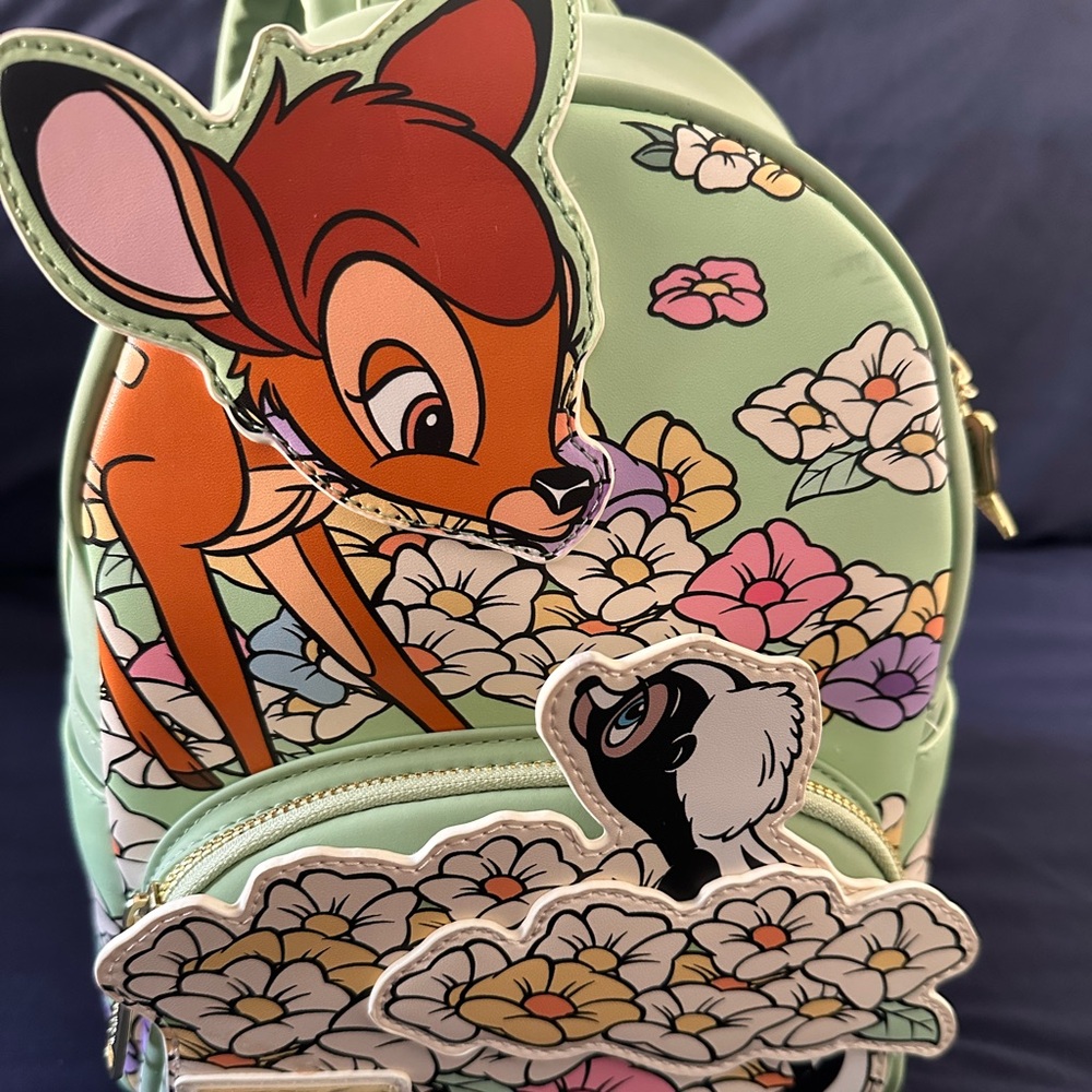 Loungefly Disney Bambi and Flower springtime mini backpack
